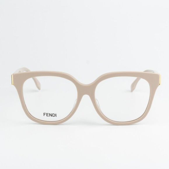 NEW Fendi FE50064F FENDI FIRST 025 Ivory Cream Geometric Eyeglasses - Picture 3 of 10